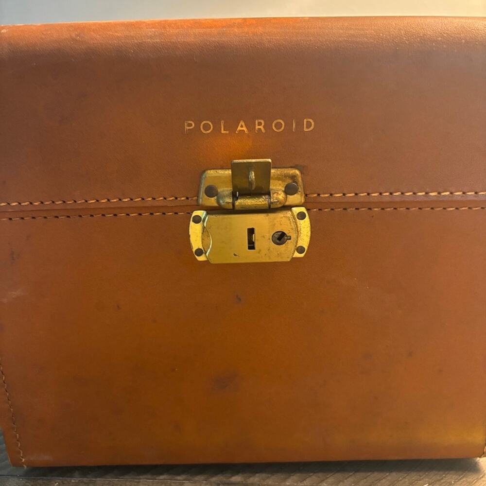 Vintage Polaroid Highlander Land Camera Model 80A Set and Case 1950s - Picture 3 of 12